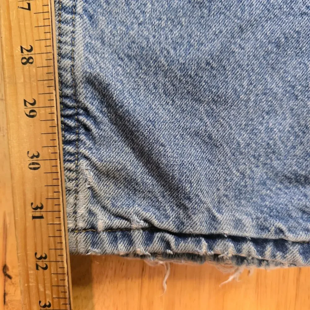 Carhartt Flannel Lined Jeans Mens Size 34 x 34